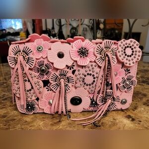 Coach TeaRose Dinky shoulder bag.